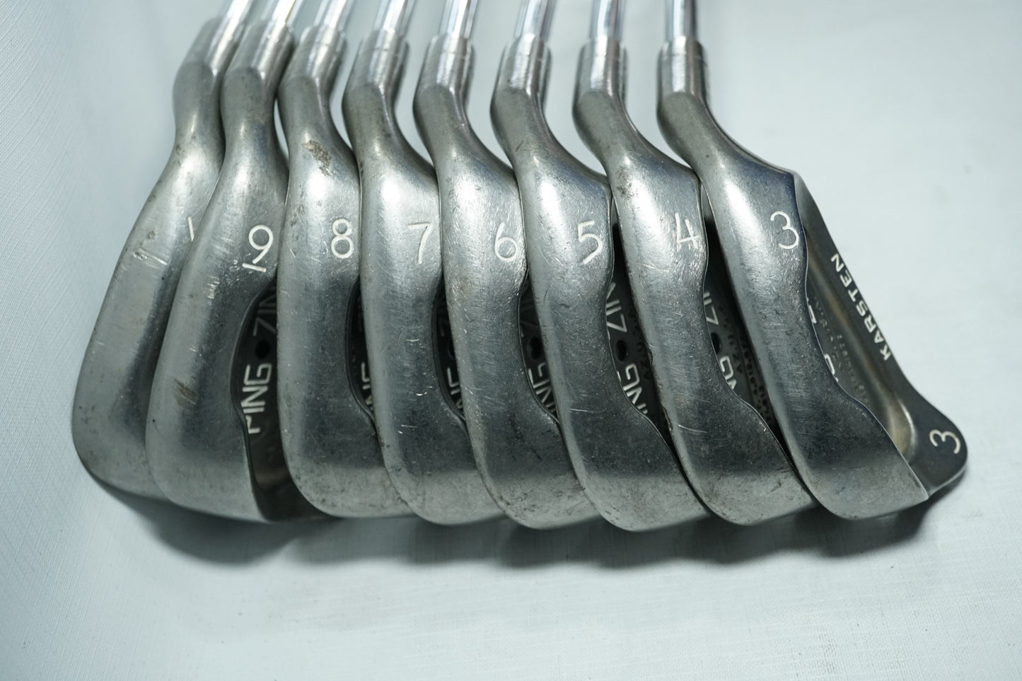 Ping Zing Irons / Black Dot / 3-PW / Stiff Flex Steel Shafts / New Grips