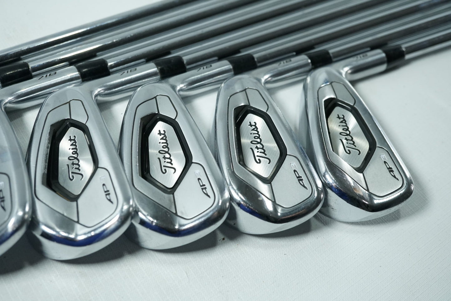 Titleist AP3 718 Irons / 4-PW / Stiff Flex Steel Shafts / New Grips