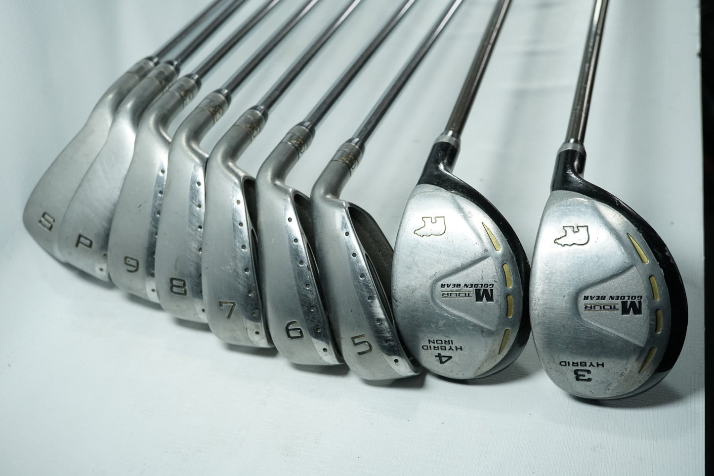 Golden Bear M Tour Irons / 3h, 4h, 5-SW / Combo Shafts / New Grips