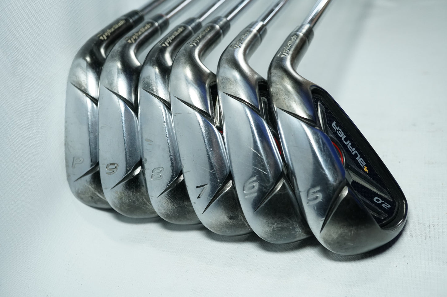 Taylormade Burner 2.0 Irons / 5-PW / Regular Flex Steel Shafts / New Grips