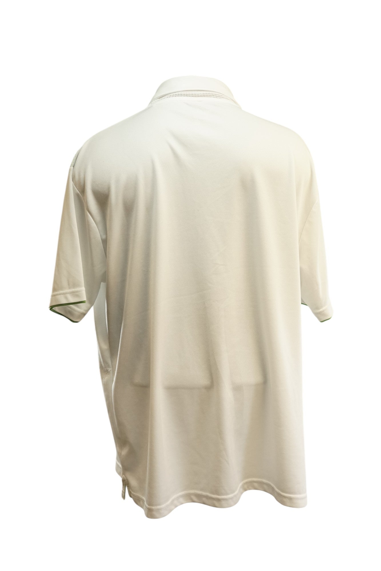 Stuburt Golf Polo / White and Green / XXL