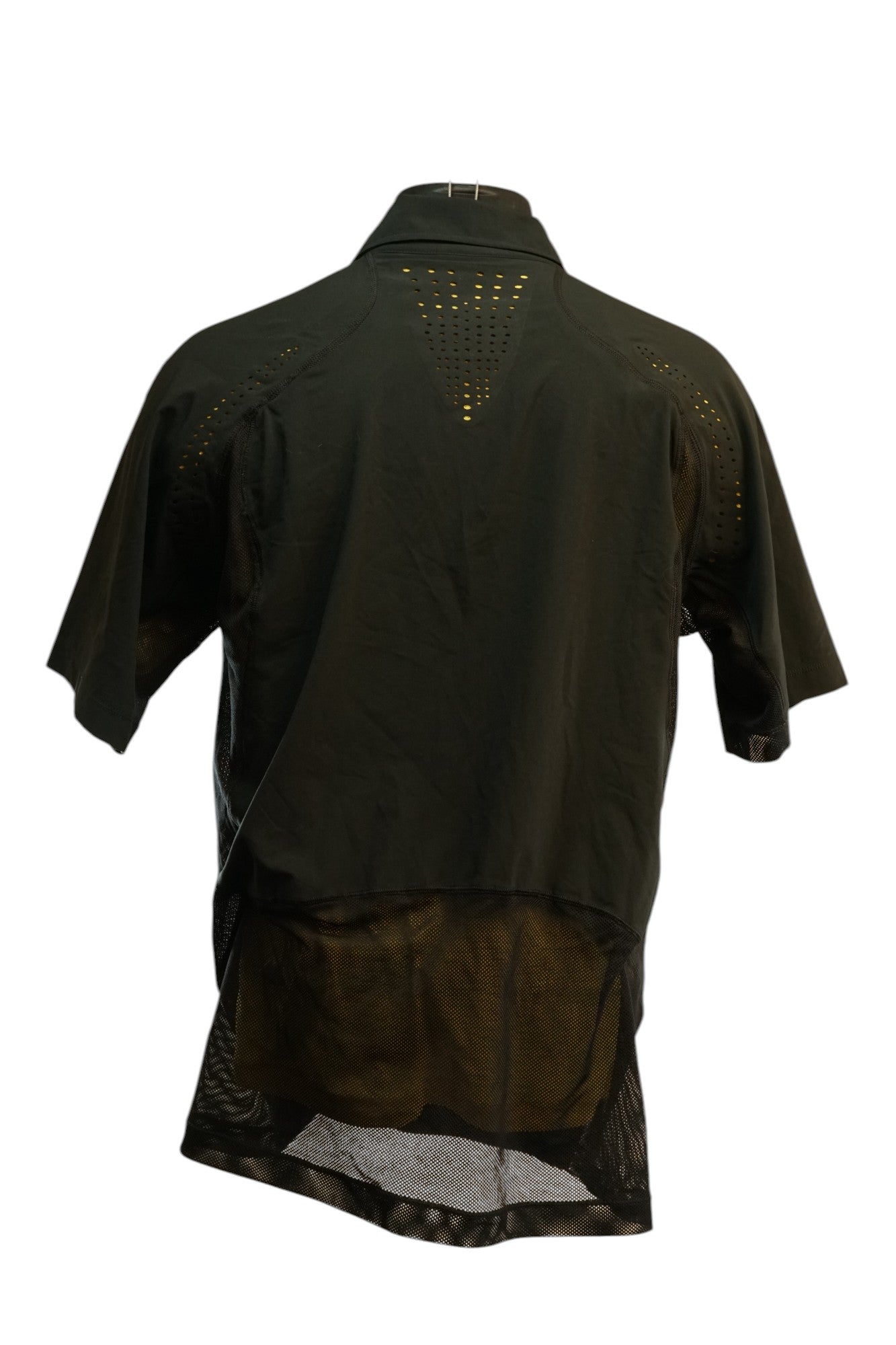 Nike Golf Polo / Black and Yellow / Medium