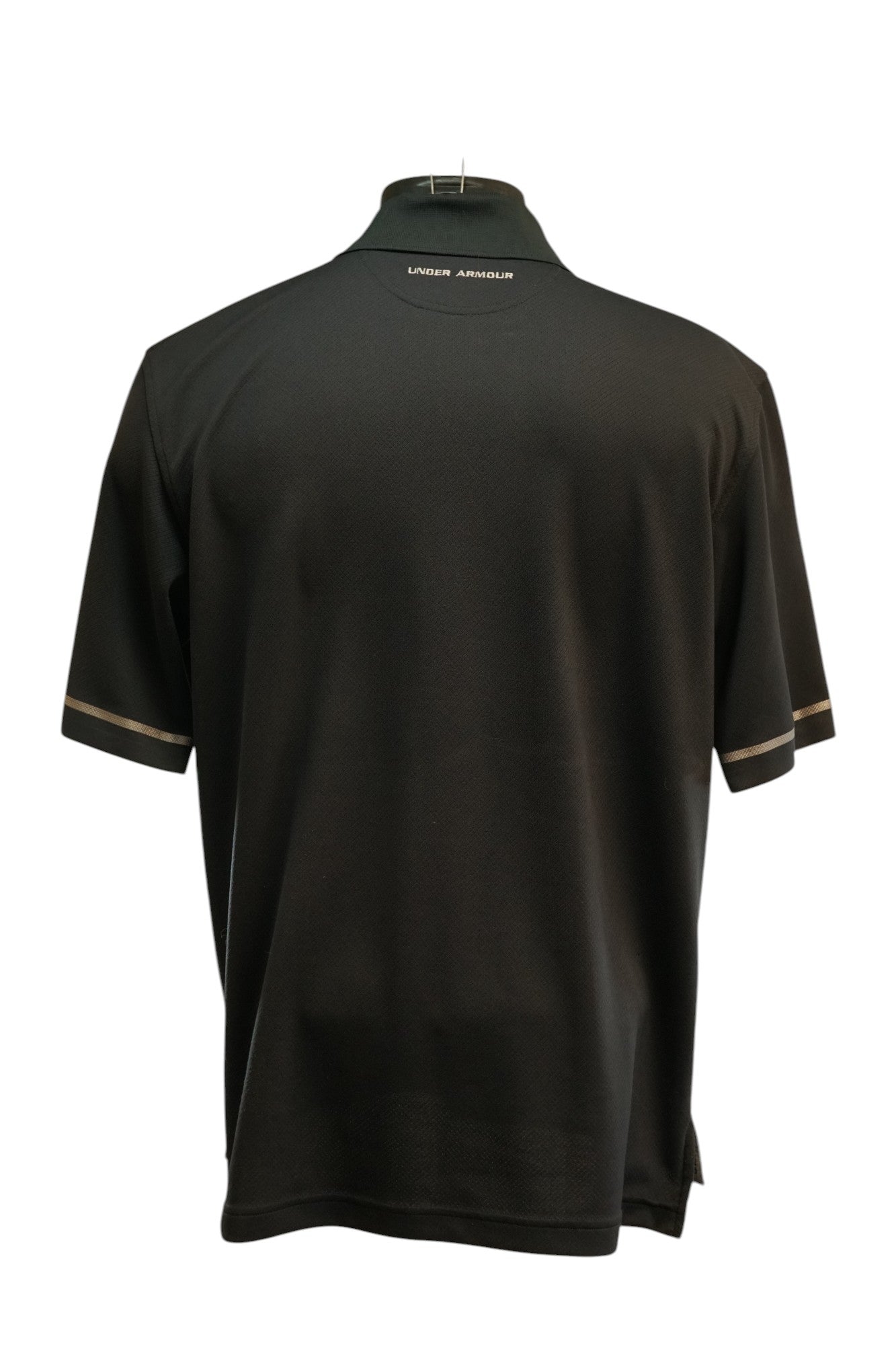 Under Armour Zip Golf Polo / Black / Small Medium