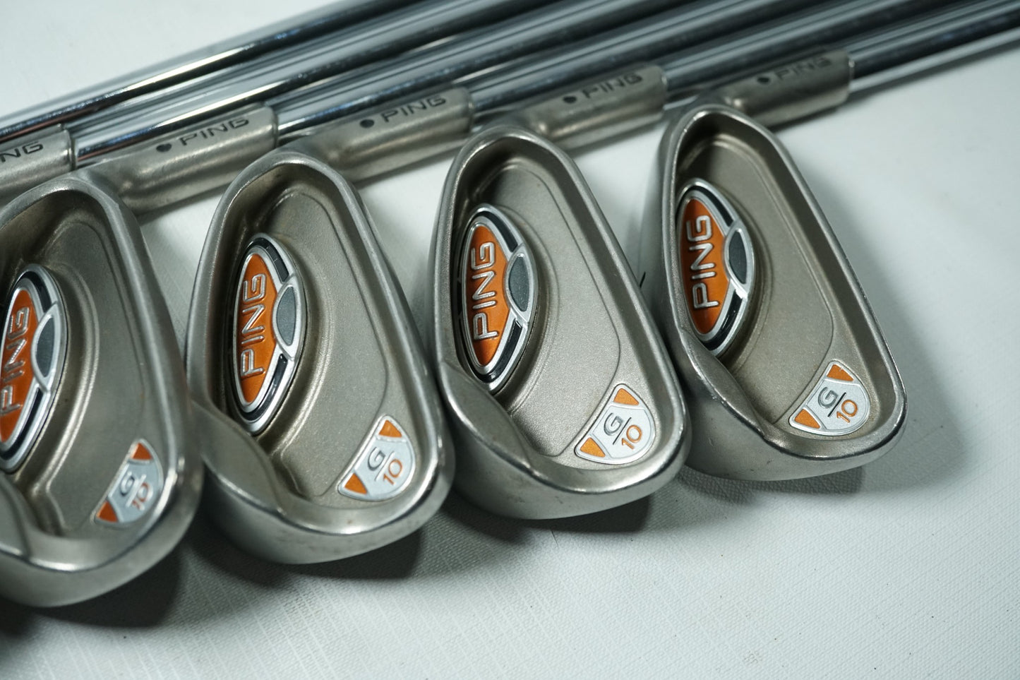 Ping G10 Irons / Black Dot / 5-PW / Regular Flex Steel Shafts