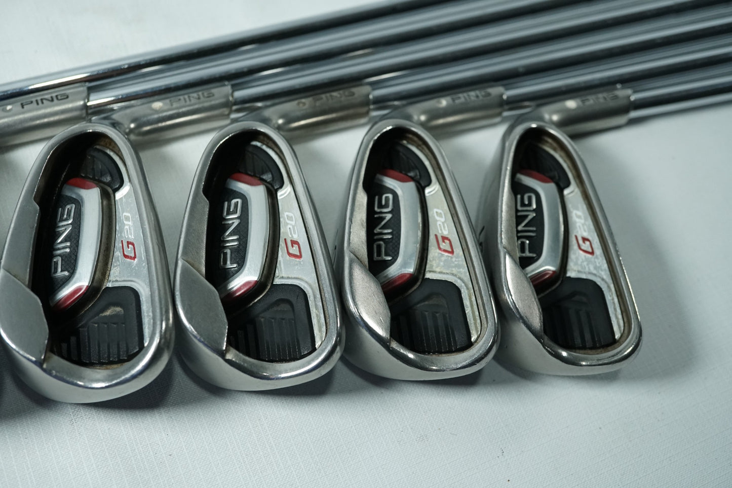 Ping G20 Irons / White Dot / 5-PW / Regular Flex Steel Shafts