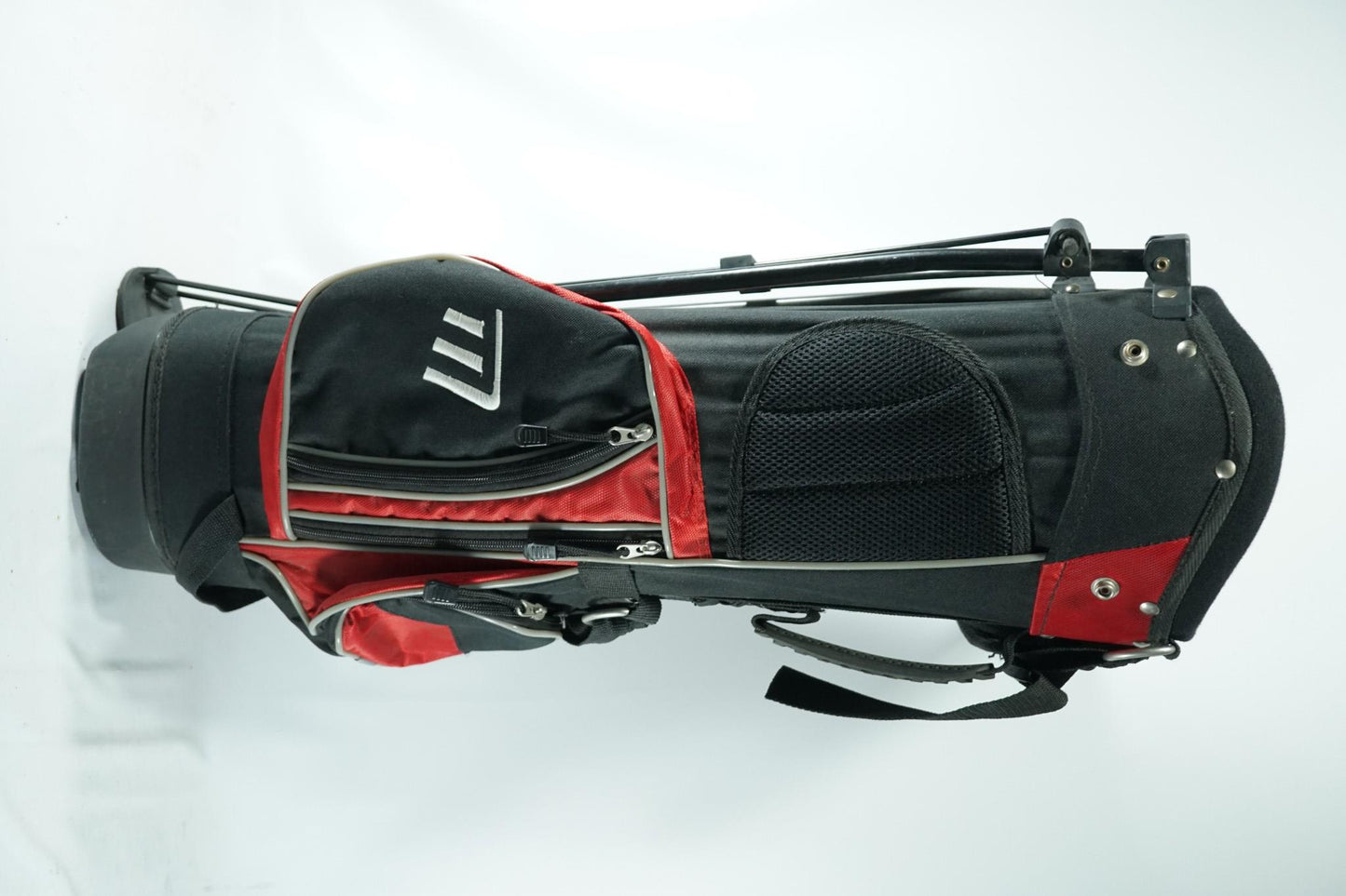 Masters Junior Stand Bag / Black and Red / 28"