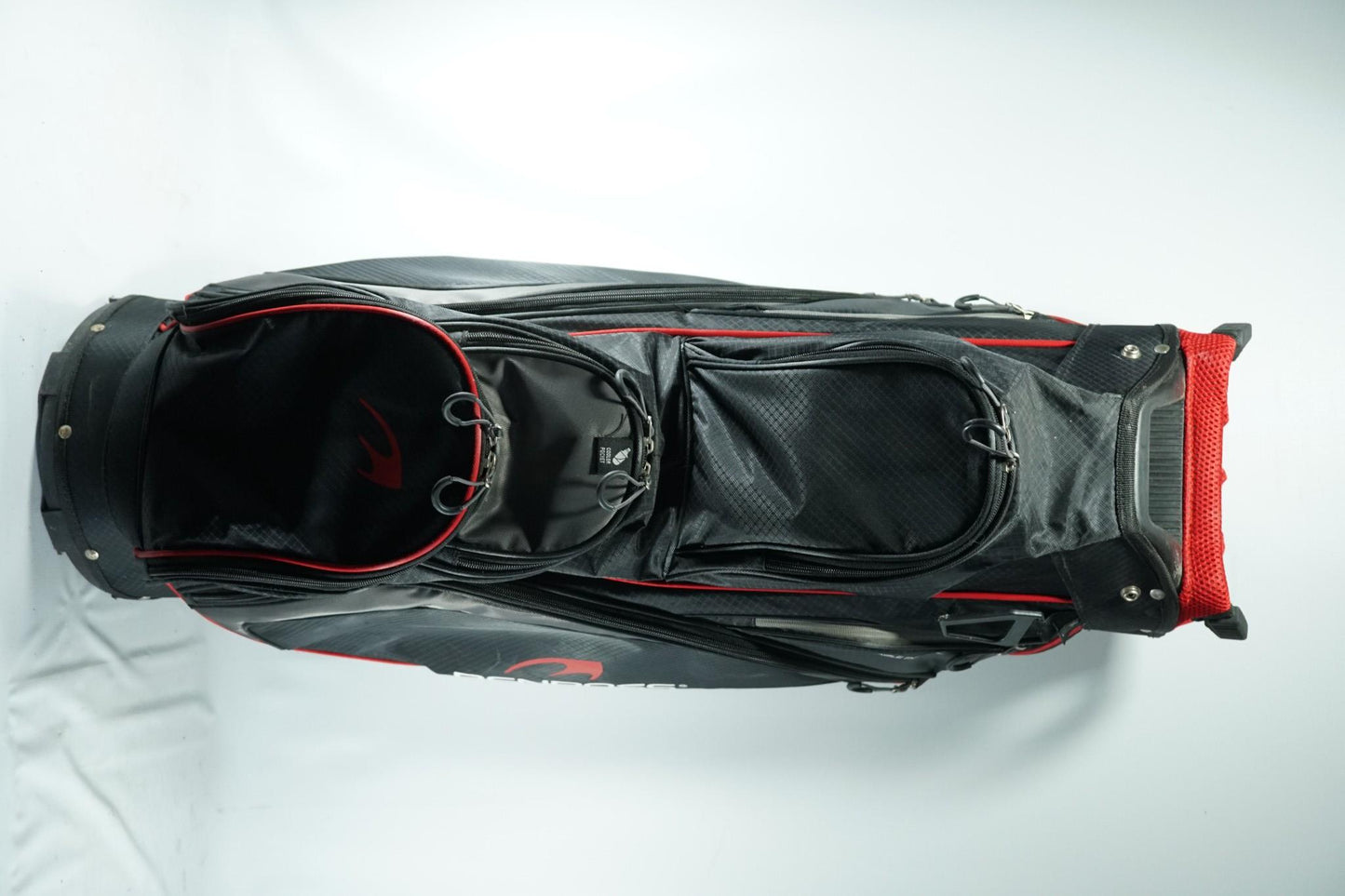 Ben Ross Cart Bag / Black and Red / With Rainhood