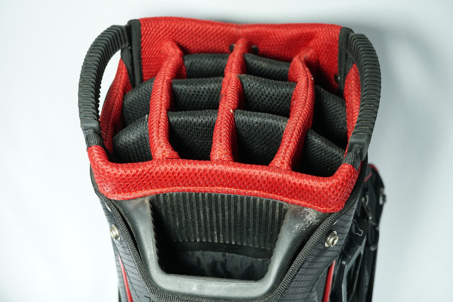 Ben Ross Cart Bag / Black and Red / With Rainhood