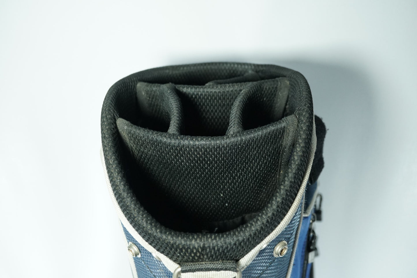 John Letters Stand Bag / Blue and White / With Rainhood