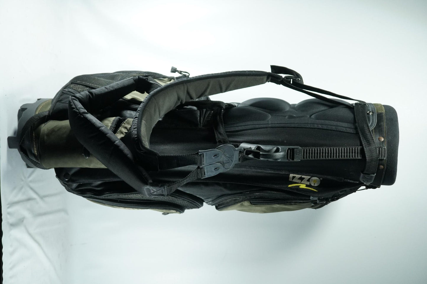 Izzo Stand Bag / Green and Black / With Rainhood