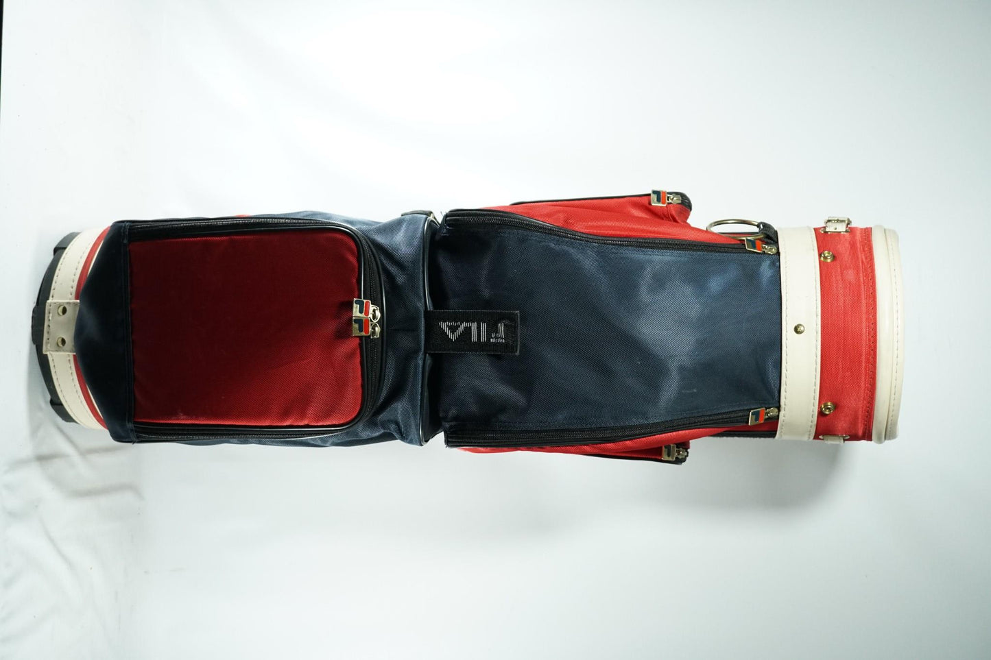 FILA Vintage Cart Bag / Red, White and Blue / With Rainhood
