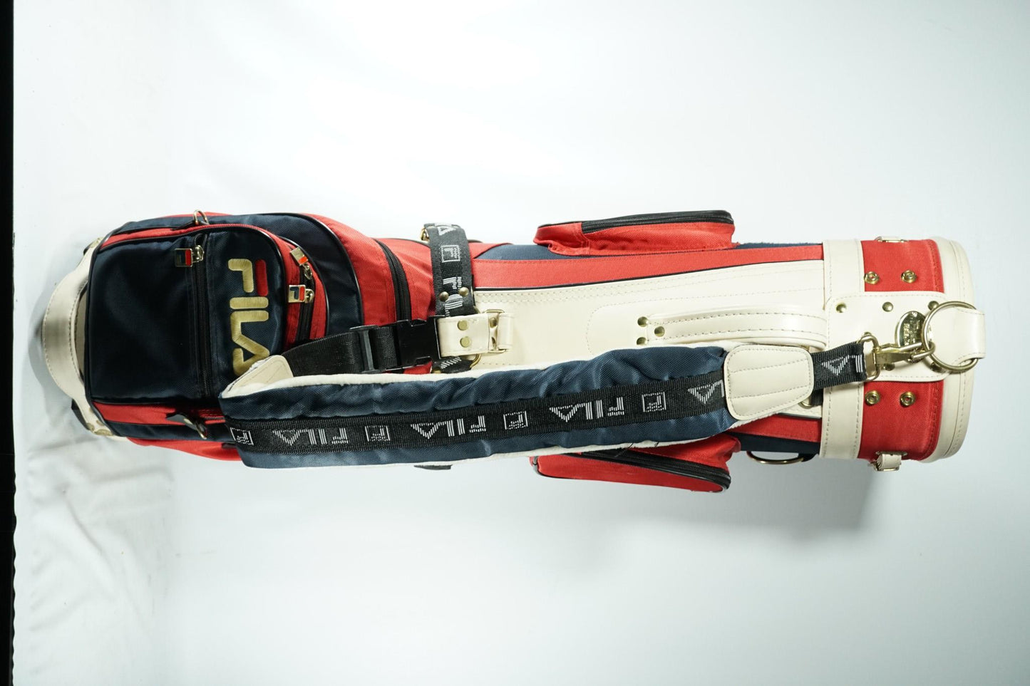 FILA Vintage Cart Bag / Red, White and Blue / With Rainhood