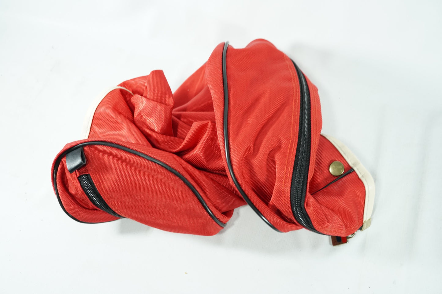 FILA Vintage Cart Bag / Red, White and Blue / With Rainhood