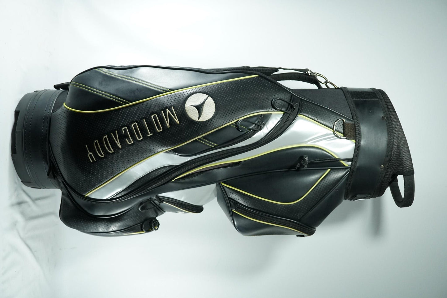 Motocaddy Cart Bag / Black and Silver / With Rainhood