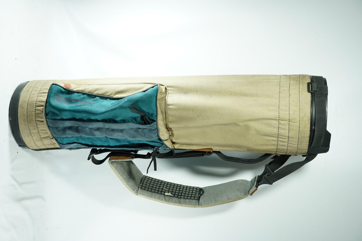 Sun Mountain Front 9 Deluxe Golf Bag / Beige and Green