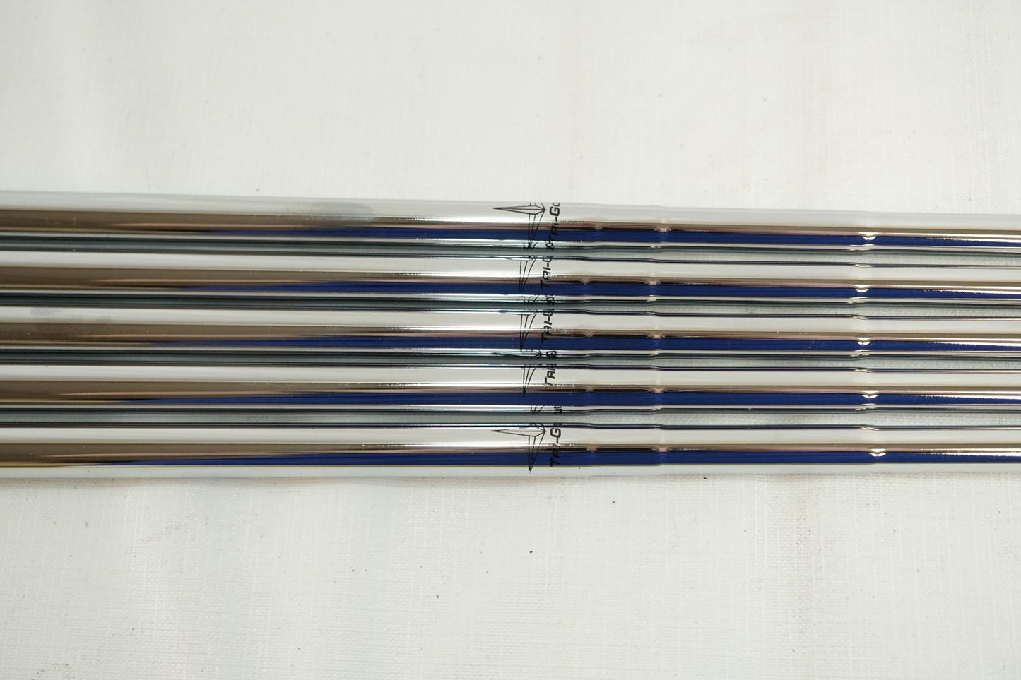 True Temper Tri Gold / Stiff Flex Steel / 46" + 44" / 0.335 / New / 2x XS, 2x S