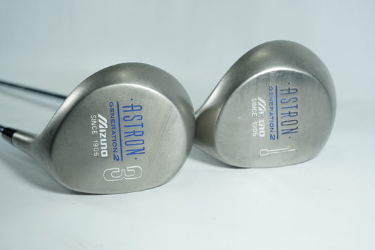 Mizuno Astron Gen 2 Driver and 3 Wood / Ladies Flex Steel Shafts