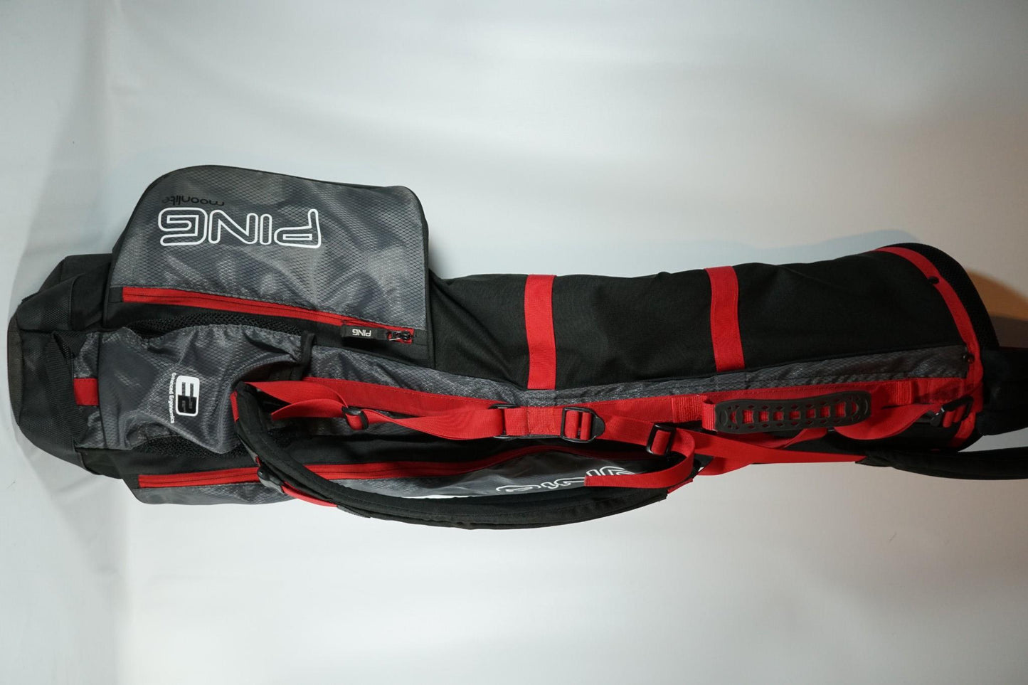 Ping Moonlite Pencil Bag / Black, Grey and Red