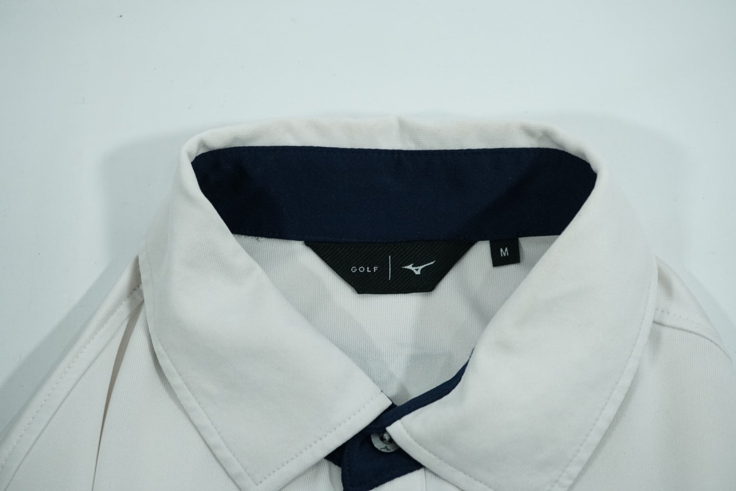 Mizuno Golf Polo / M / Navy and White