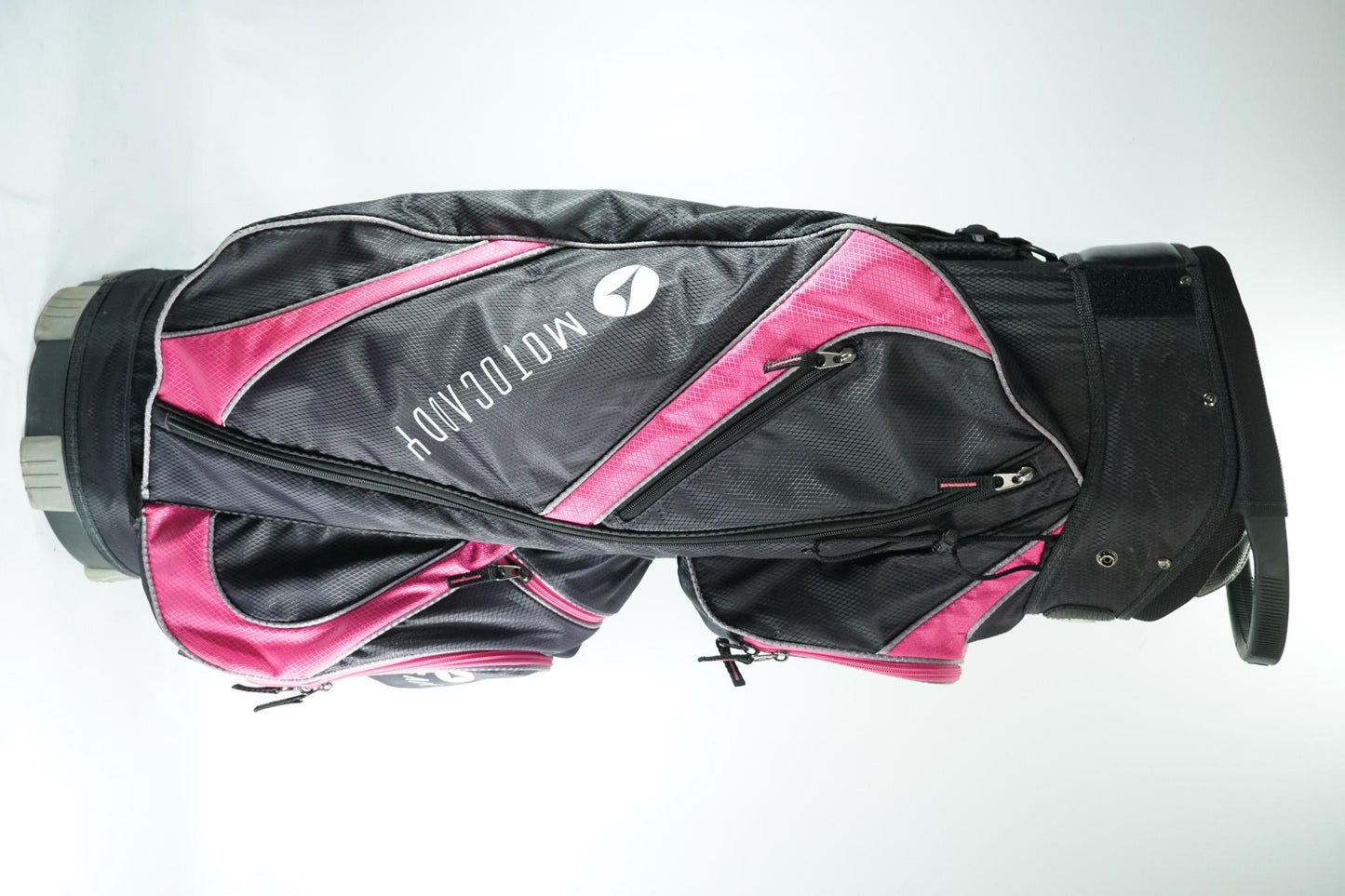 Motocaddy Lite Series Cart Bag / Black and Pink / With Rainhood