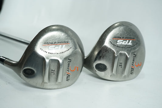 Powerbilt TPS 3 and 5 Woods / Graphite Shafts