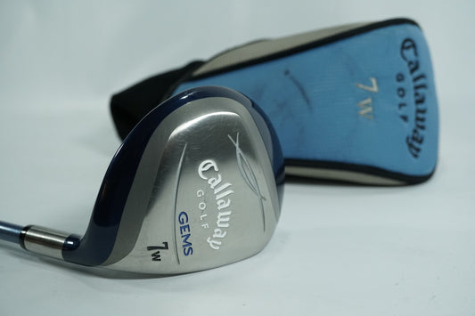 Callaway Gems 7 Wood / Ladies Flex Graphite Shaft / New Grip