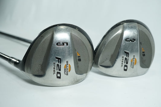Williams F20 3 and 5 Woods / Regular Flex Graphite Shafts