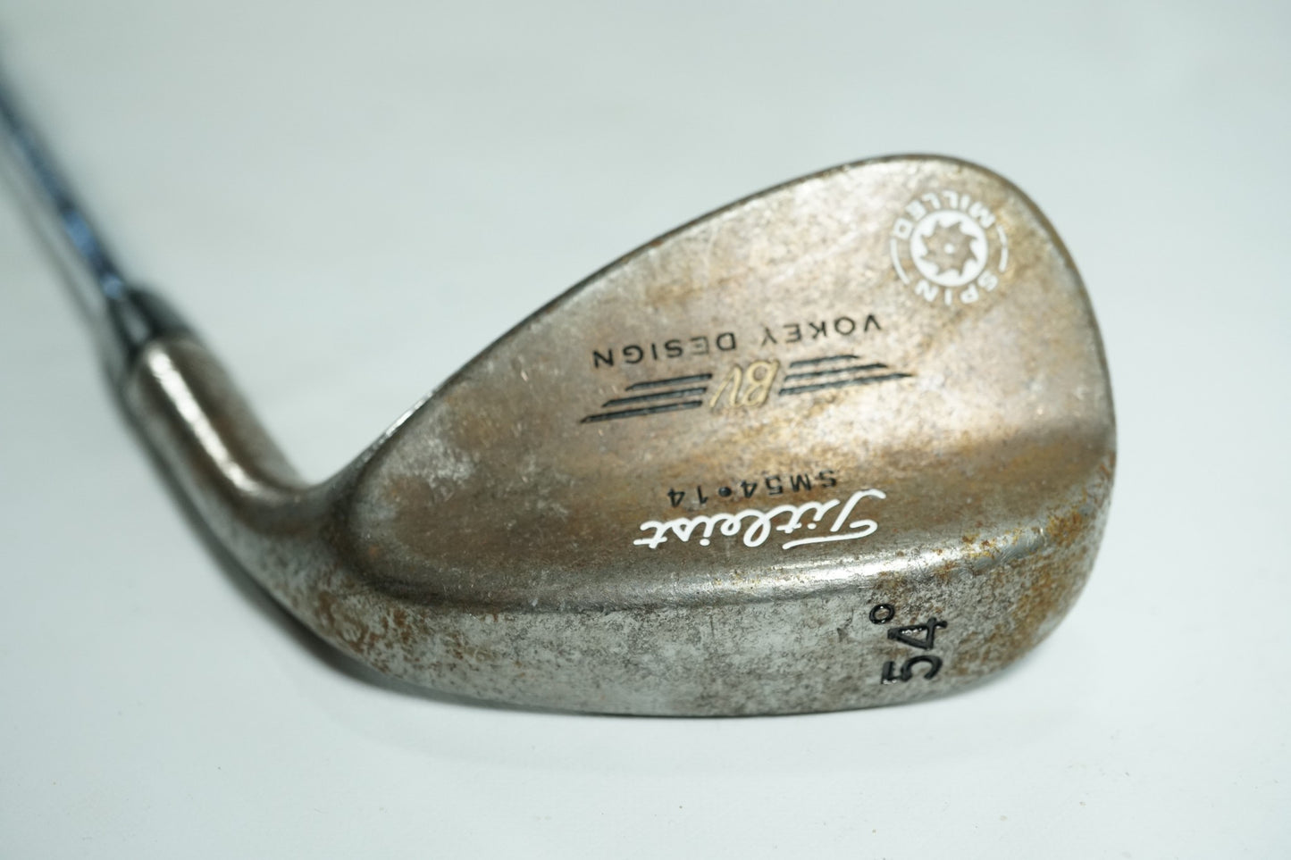 Titleist Vokey Spin Milled Raw 54° Wedge / Wedge Flex Steel Shaft