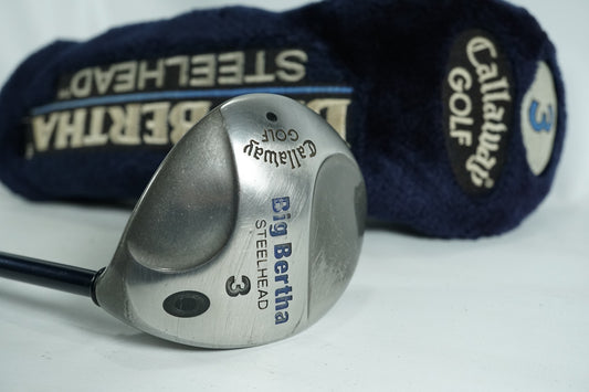 Callaway Big Bertha Steelhead 3 Wood / Firm Flex Graphite Shaft