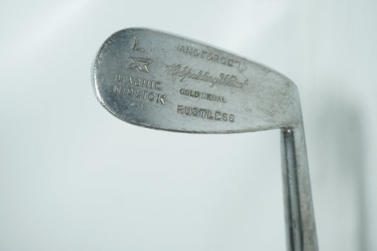 Vintage Spalding Mashie Niblick Hickory Golf Club