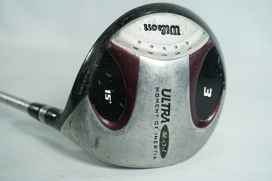 Wilson Ultra MOI 3 Wood 15° / Ladies Flex Graphite Shaft