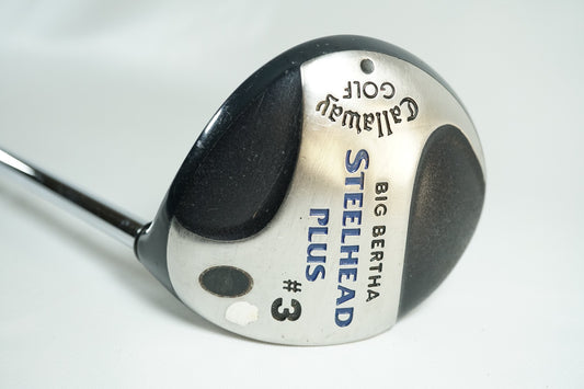 Callaway Big Bertha Steelhead Plus 3 Wood / Uniflex Steel Shaft / New Grip