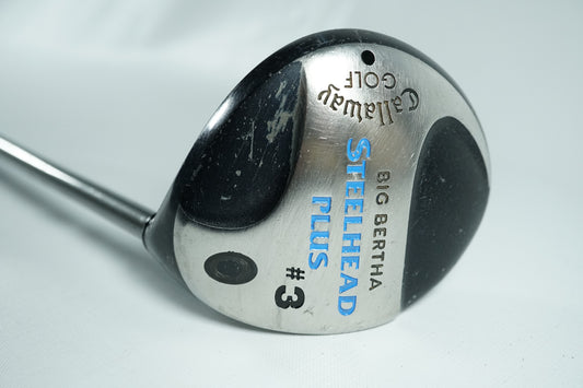 Callaway Big Bertha Steelhead Plus 3 Wood / Regular Flex Graphite / New Grip