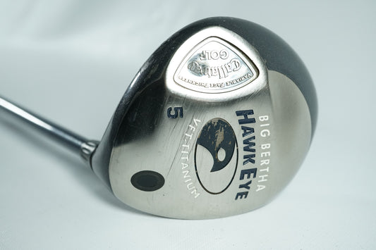 Callaway Big Bertha Hawkeye VFT 5 Wood / Ladies Flex Graphite Shaft / New Grip