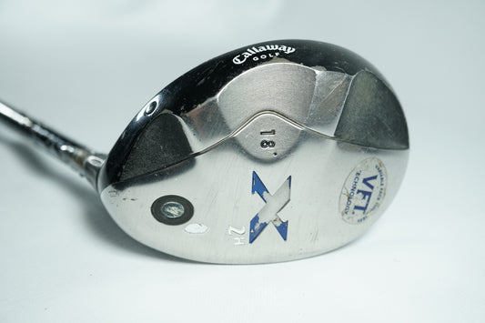 Callaway X 2 Hybrid 18° / Stiff Flex Graphite Shaft / New Grip