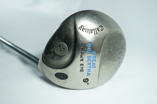 Callaway Great Big Bertha Hawkeye Driver 9° / Firm Flex Graphite / New Grip