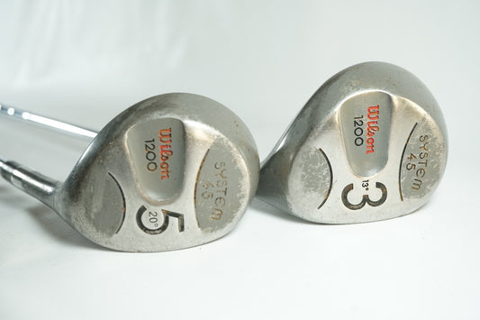 Wilson 1200 3 and 5 Wood / Steel Shafts
