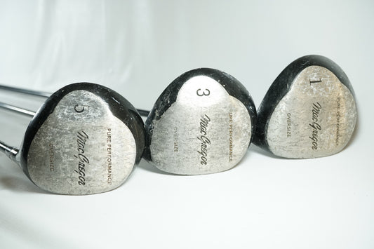 MacGregor Driver, 3 and 5 Wood / Graphite Shafts