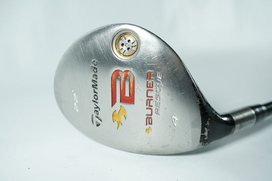 Taylormade Burner 2008 4 Hybrid 22° / Regular Flex Graphite Shaft / Left-Handed
