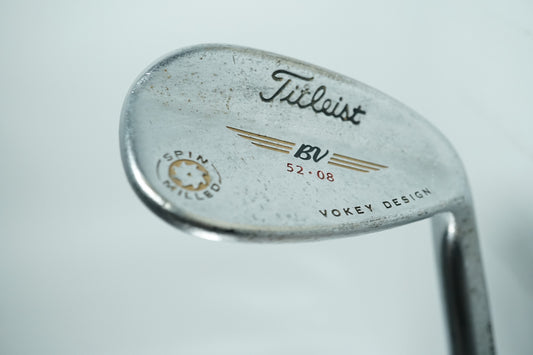 Titleist Vokey Spin Milled 52° Gap Wedge / Steel Shaft / 101124359