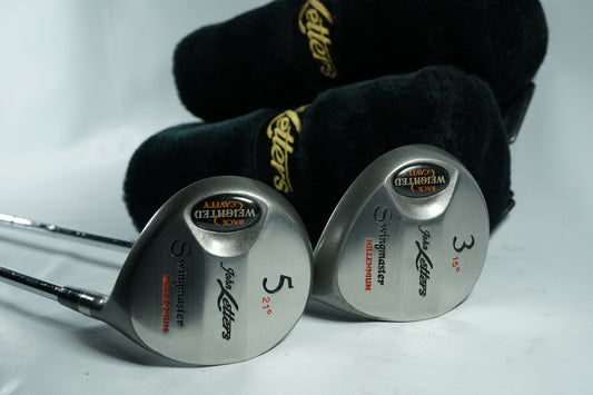 John Letters Swingmaster 3 And 5 Woods / Regular Flex Steel Shafts
