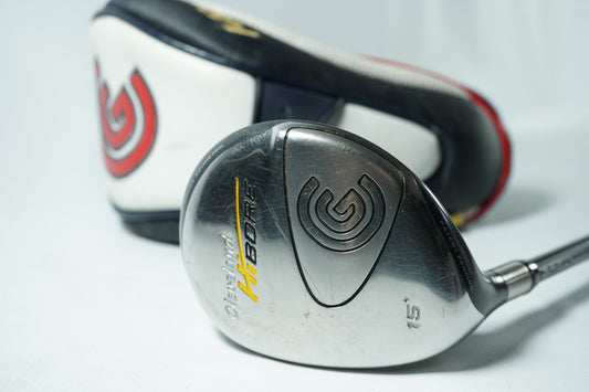 Cleveland HiBore 3 Wood 15° / Regular Flex Graphite Shaft / Left Handed