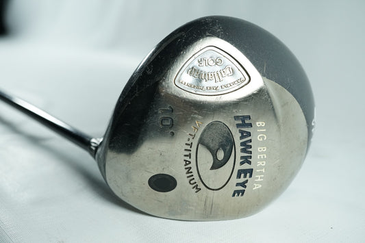 Callaway Big Bertha Hawkeye VFT Driver 10° / Firm Flex Graphite Shaft / New Grip