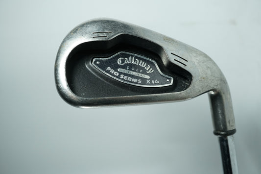 Callaway Steelhead Pro Series X16 6 Iron / Stiff Flex Steel Shaft / New Grip