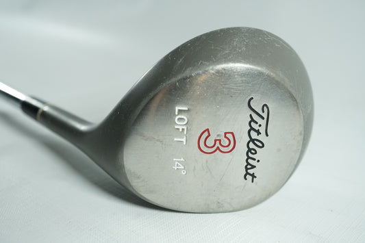 Titleist 3 Wood 14° / Regular Flex Steel Shaft / New Grip