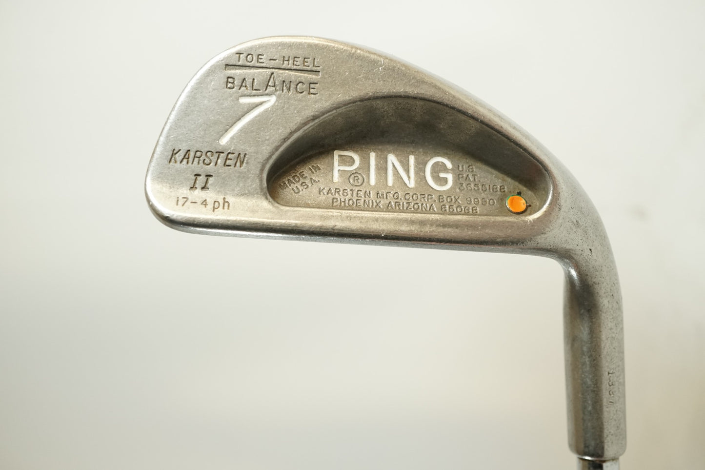 Ping Karsten 2 7 Iron / Orange Dot / Steel Shaft