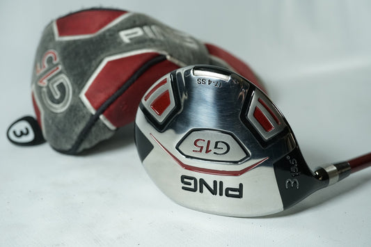 Ping G15 3 Wood 15.5° / Regular Flex Graphite Shaft / Left Handed