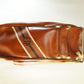 EJP Supadivida Vintage Golf Bag / Brown and Cream / With Rainhood