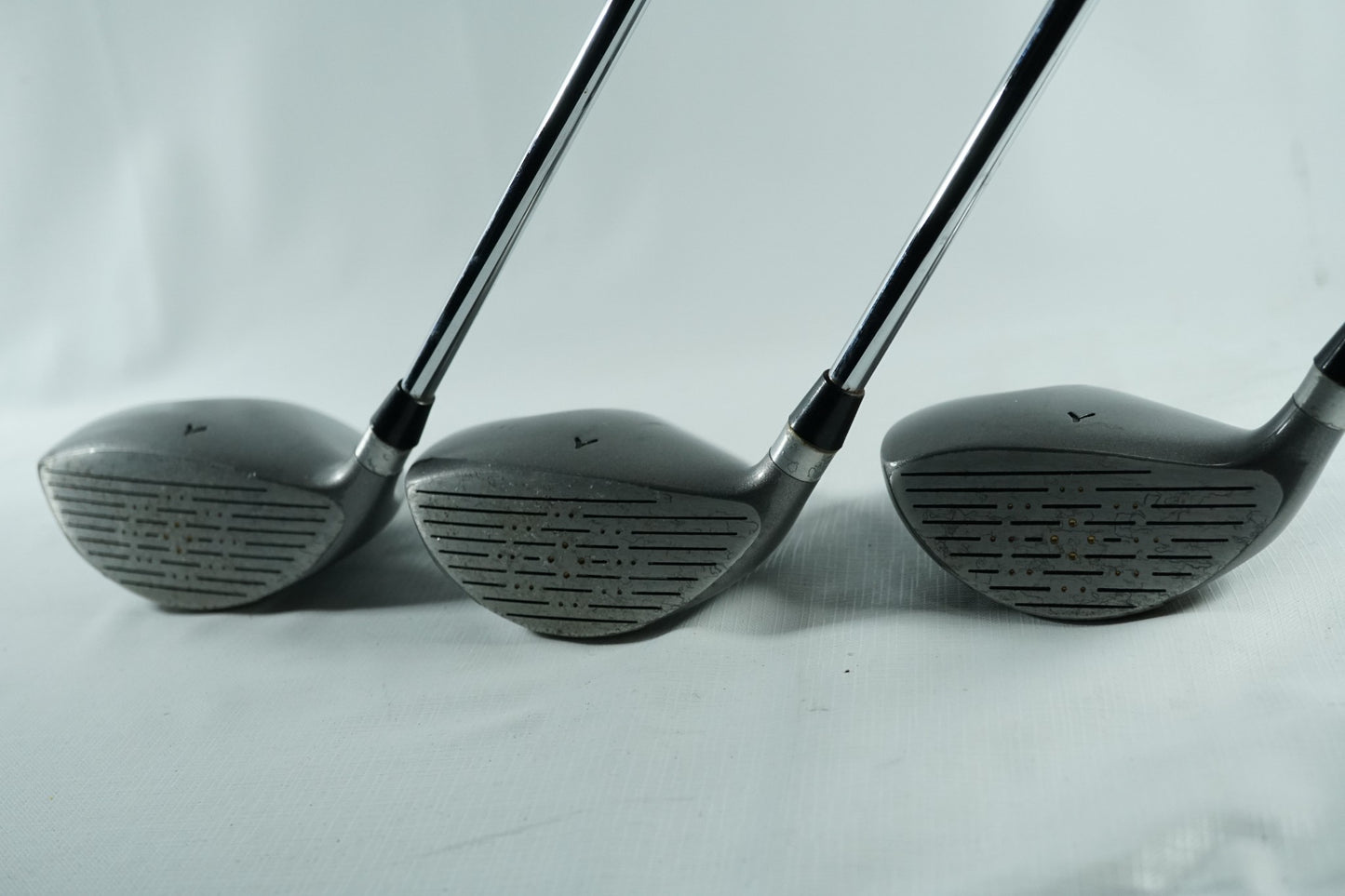 Pinseeker Driver, 3 and 5 Woods / Regular Flex Steel Shafts