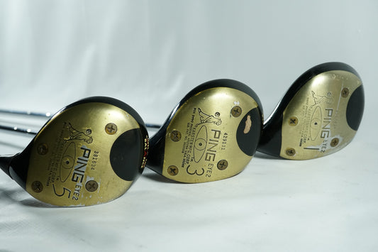 Ping Eye 2 Driver, 3 and 5 Woods / Regular Flex Steel Shafts